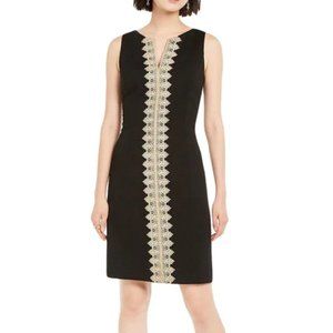 NWT PAPPAGALLO - Embroidered Mini Shift Dress
